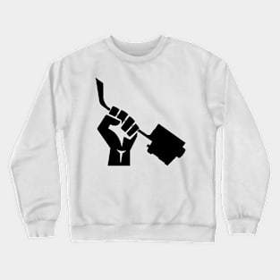 G36 Carry Handle Fist Black contoured Crewneck Sweatshirt